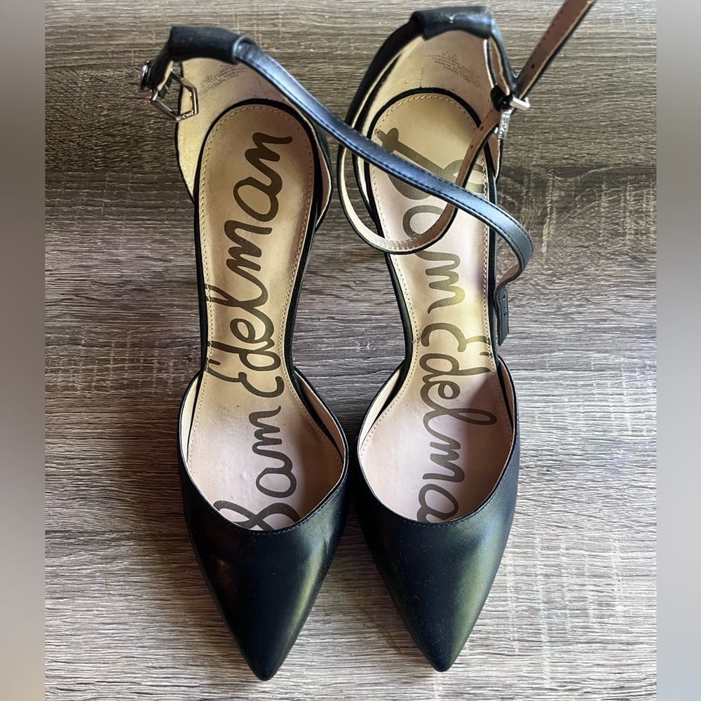NWOT Sam Edelman Black 3 Inch Heels. Size 8.5.